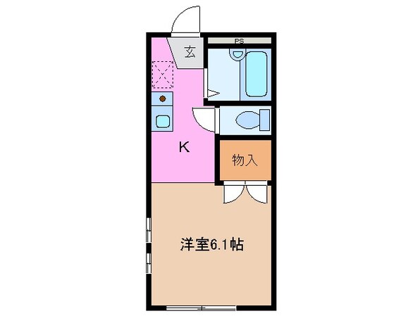 桑名駅 徒歩14分 2階の物件間取画像